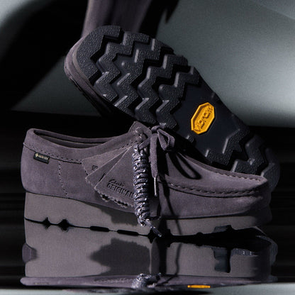 Clarks Wallabee GORE-TEX Purple Grey Suede