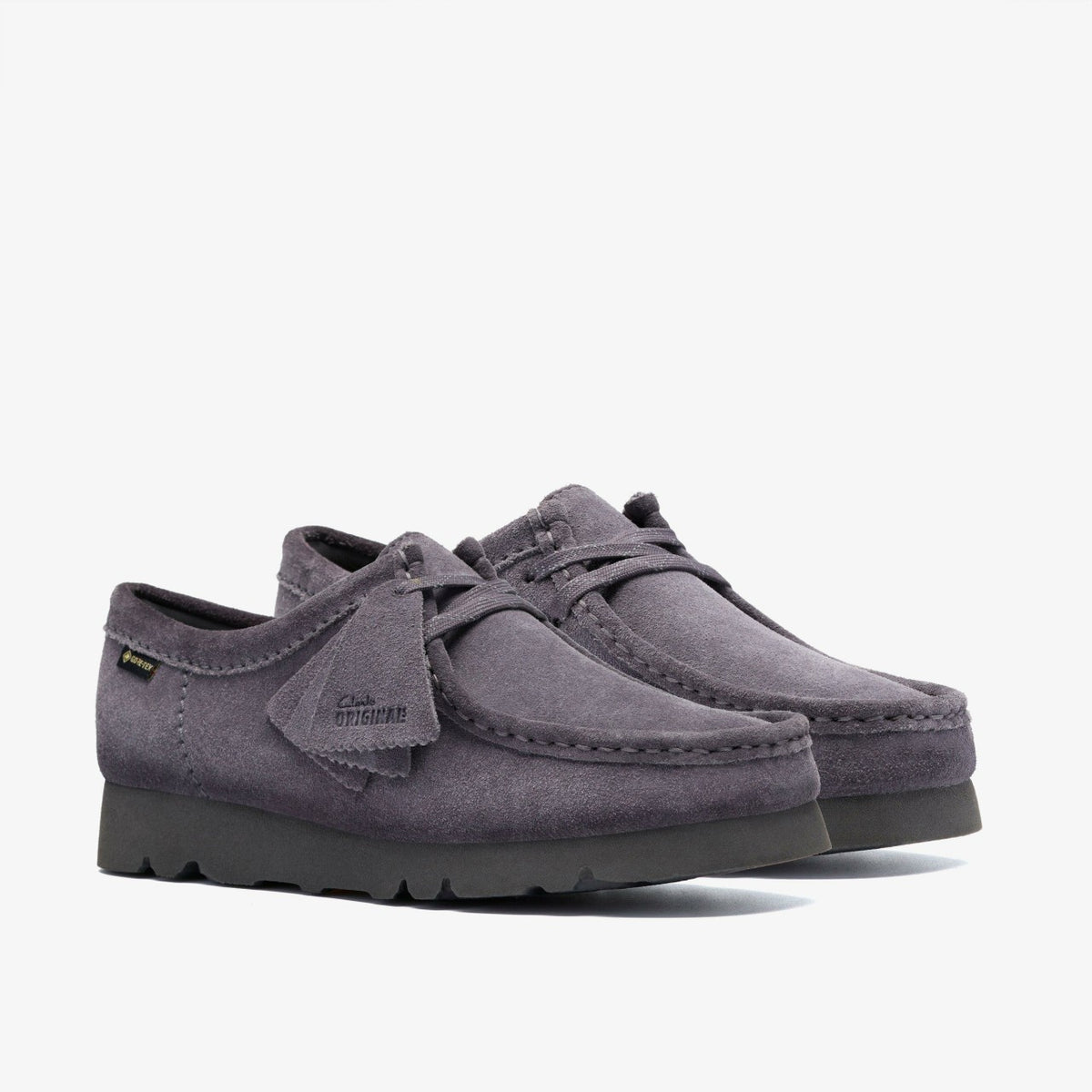 Clarks Wallabee GORE-TEX Purple Grey Suede