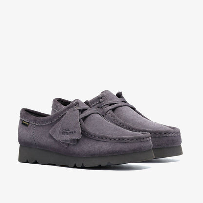 Clarks Wallabee GORE-TEX Purple Grey Suede