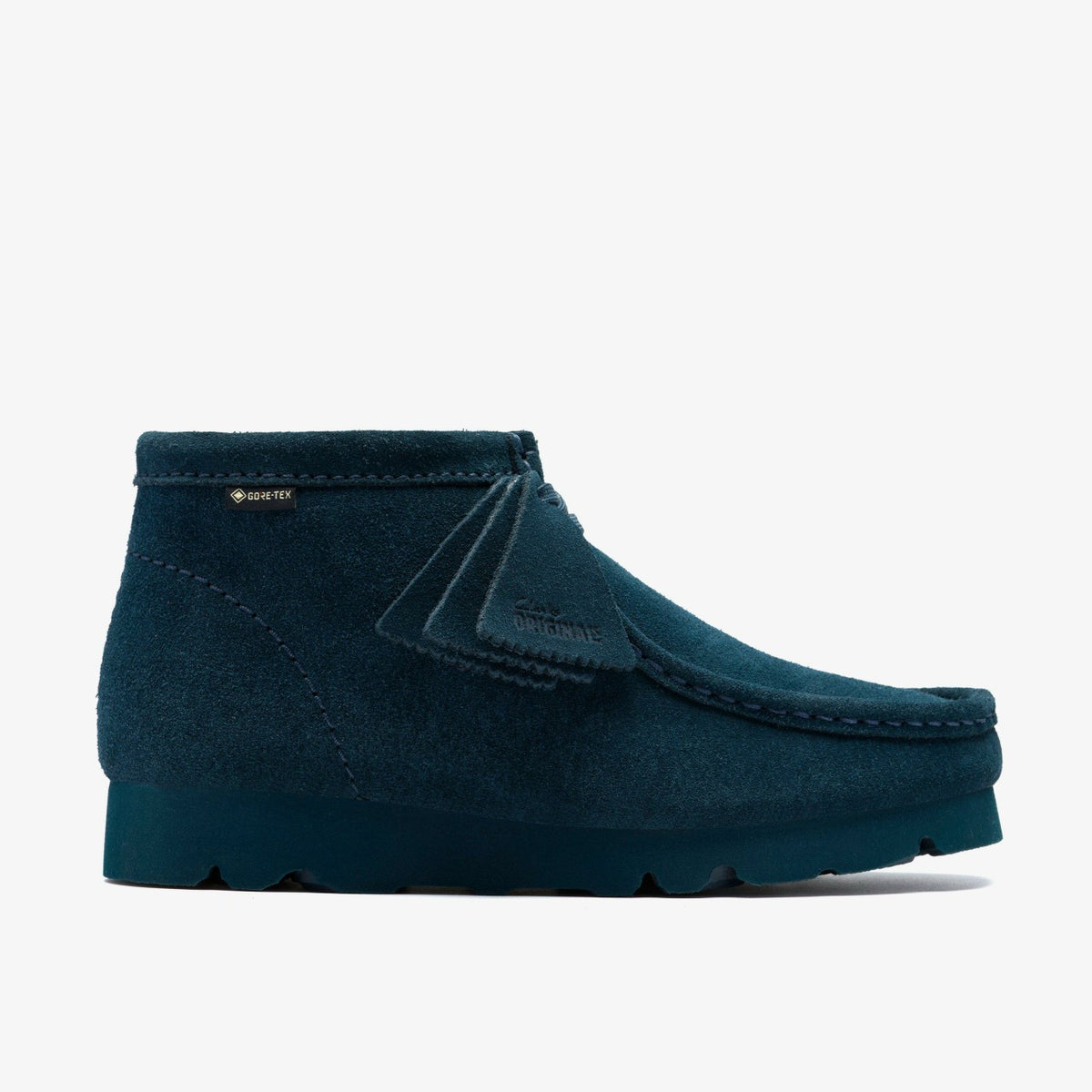 Clarks Wallabee Boot GORE-TEX Dark Teal Suede