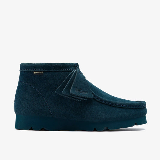 Clarks Wallabee Boot GORE-TEX Dark Teal Suede