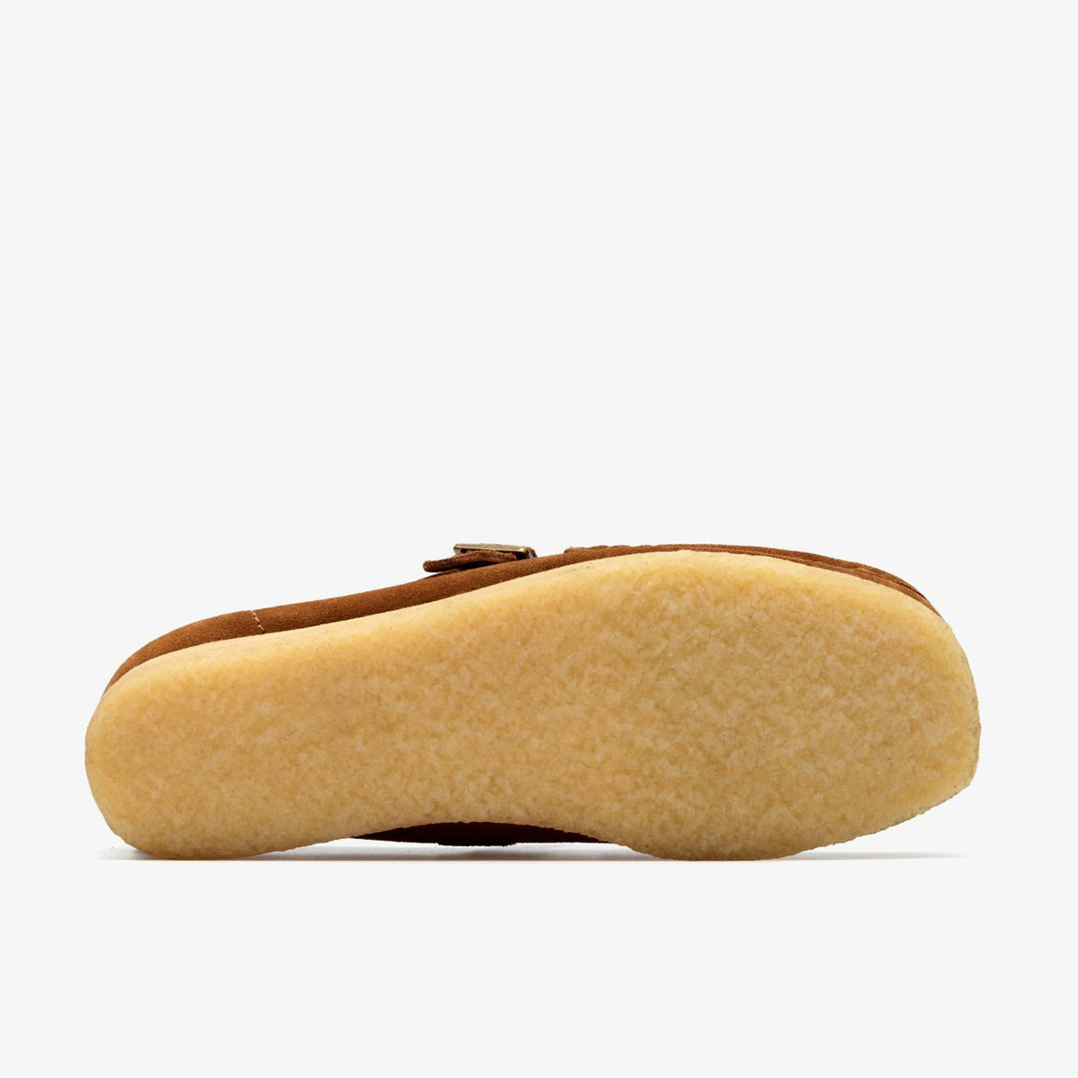 Clarks Wallabee T Bar Brown/Orange Suede
