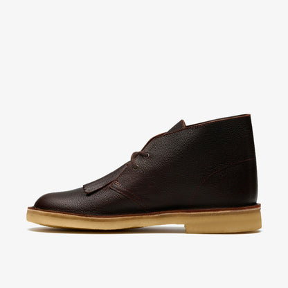 Clarks Desert Boot Brown Scotch Grain