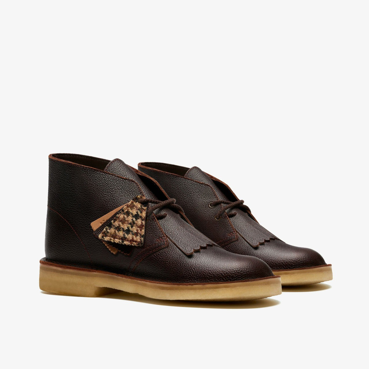 Clarks Desert Boot Brown Scotch Grain