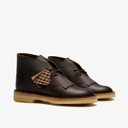 Clarks Desert Boot Brown Scotch Grain