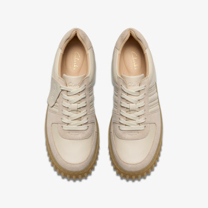 Clarks Mayhill Lace Sand Combination Leather