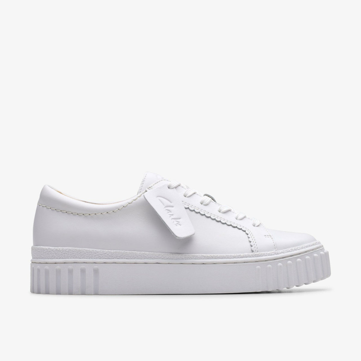 Clarks Mayhill Walk White Leather