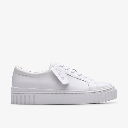 Clarks Mayhill Walk White Leather