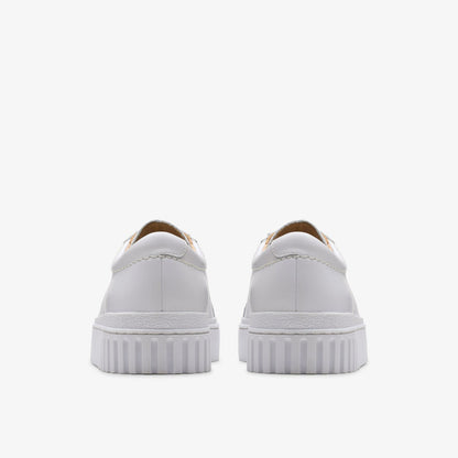 Clarks Mayhill Walk White Leather