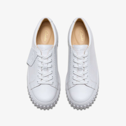 Clarks Mayhill Walk White Leather