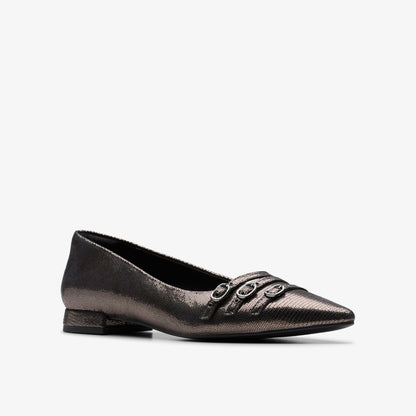 Clarks Sensa 15 Strap Metallic