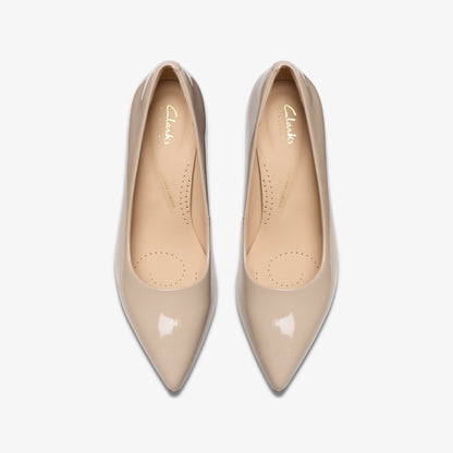 Clarks Zarey Court Sand Patent