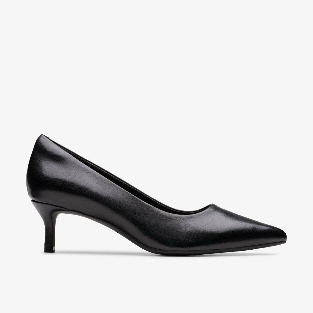 Clarks Zarey Court Black Leather