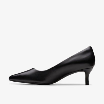 Clarks Zarey Court Black Leather