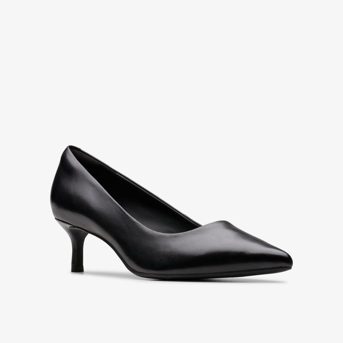 Clarks Zarey Court Black Leather