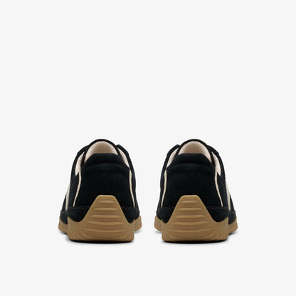 Clarks Meridor Lo Black Combination Suede