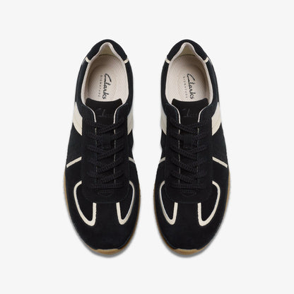 Clarks Meridor Lo Black Combination Suede