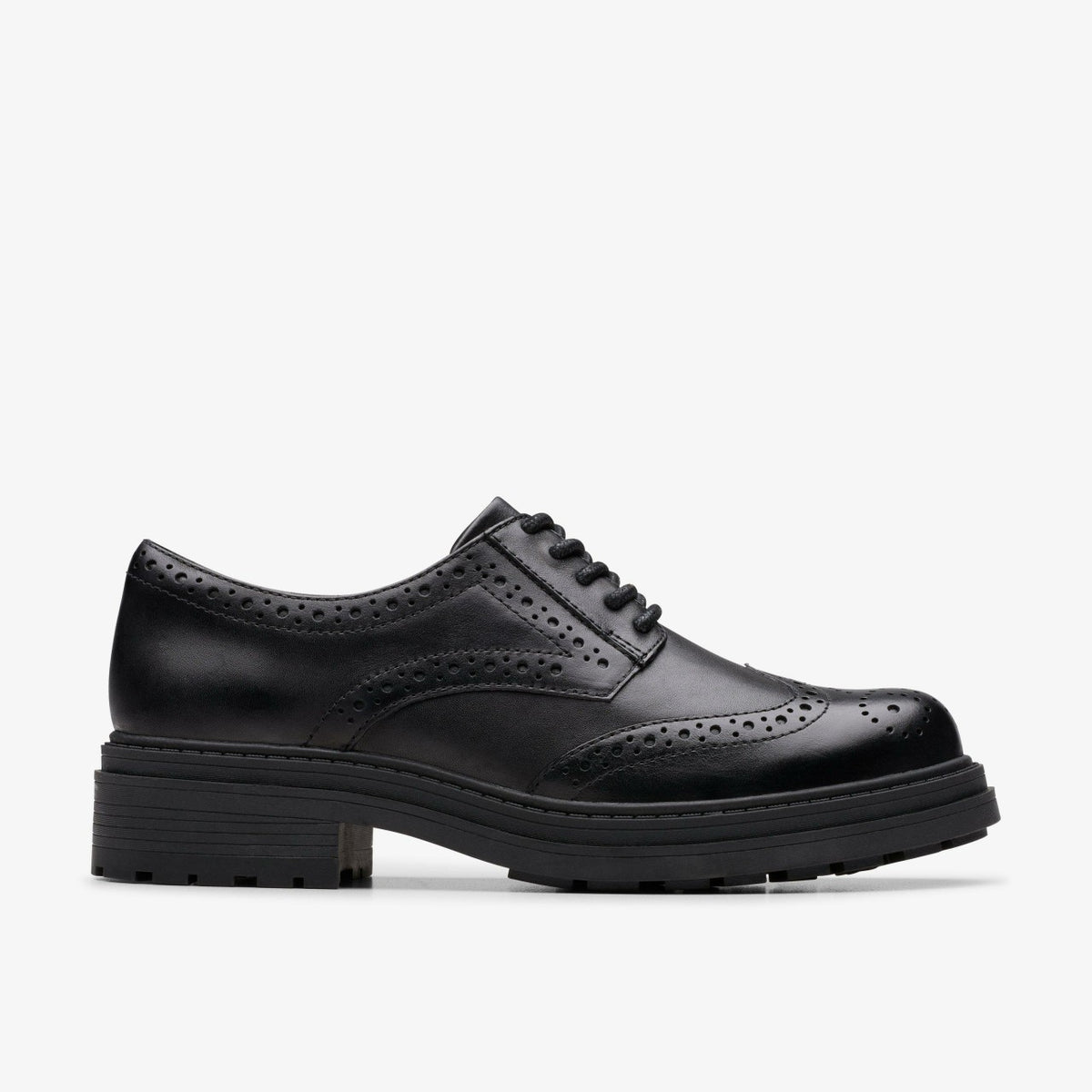 Clarks Orinoco3 Derby Black Leather