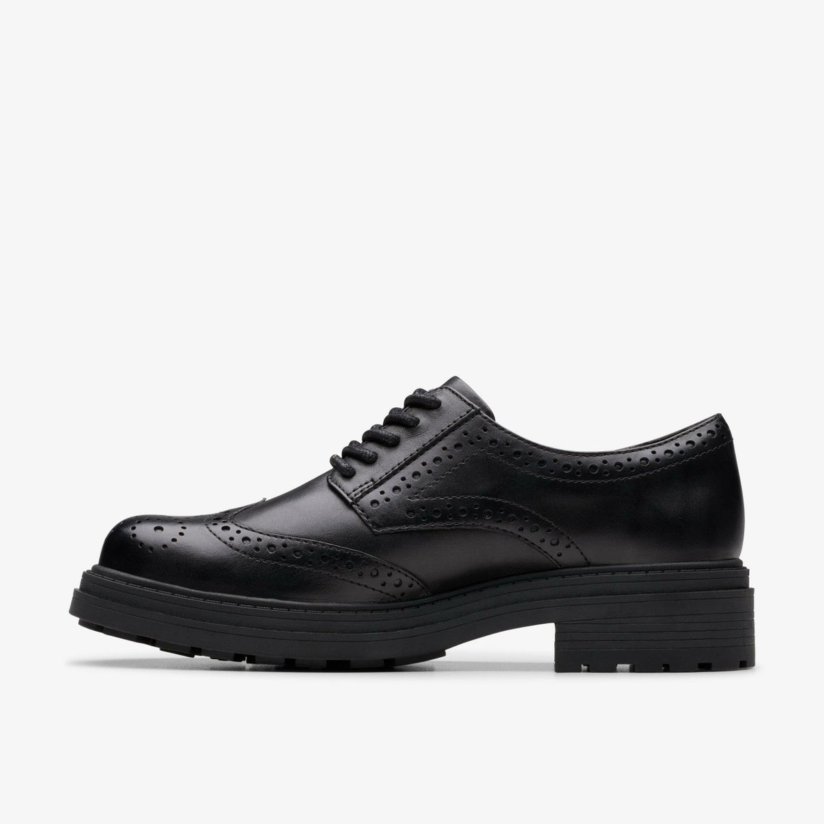 Clarks Orinoco3 Derby Black Leather