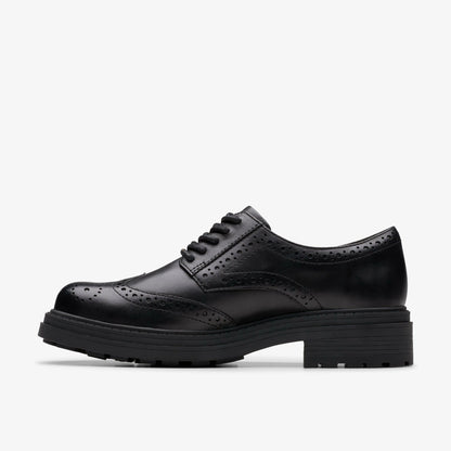 Clarks Orinoco3 Derby Black Leather