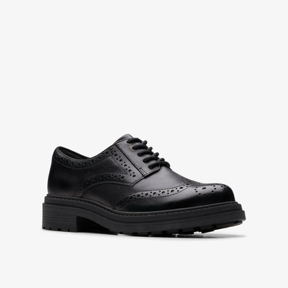 Clarks Orinoco3 Derby Black Leather