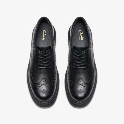 Clarks Orinoco3 Derby Black Leather