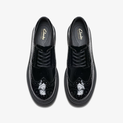 Clarks Orinoco3 Derby Black Patent
