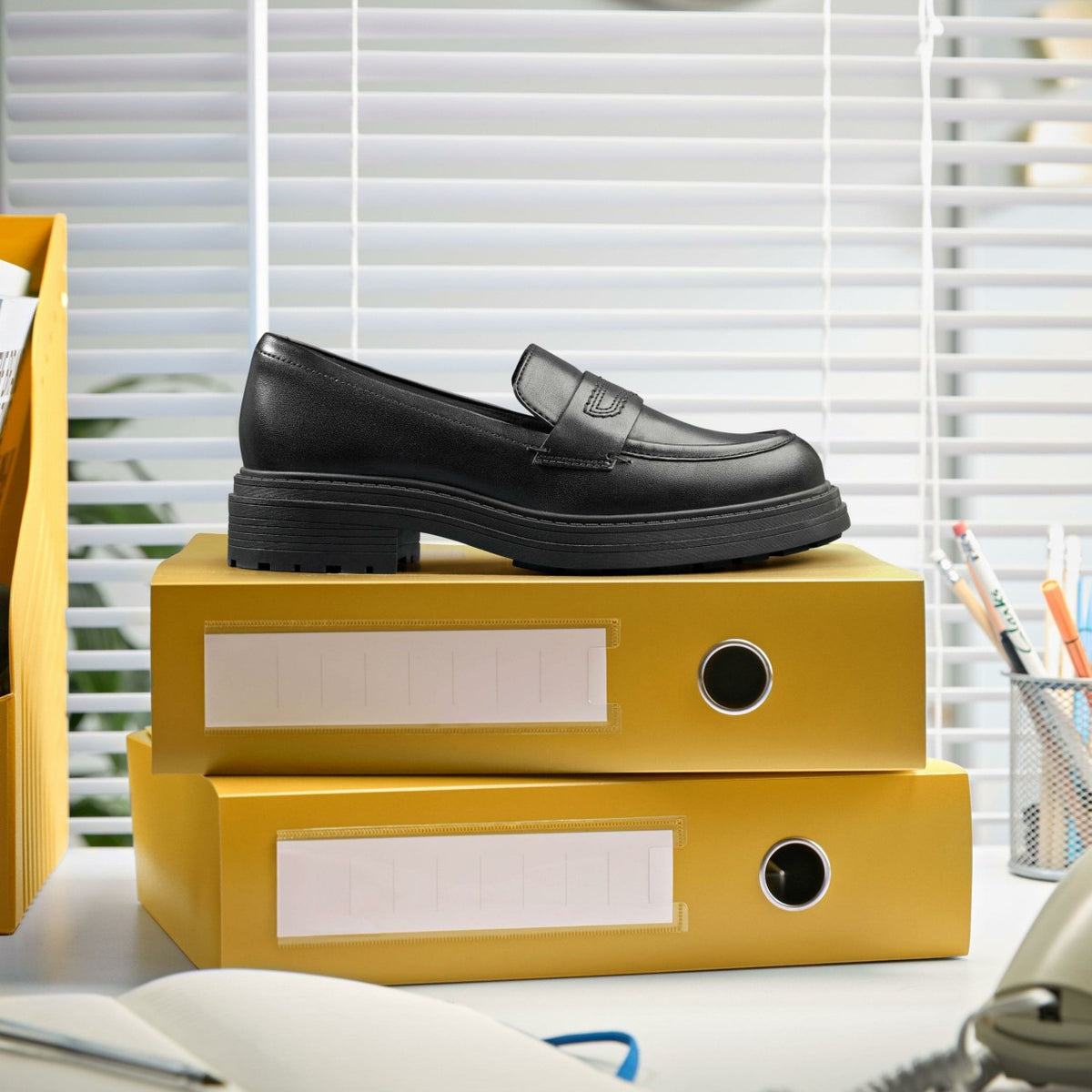 Clarks Orinoco3 Edge Black Leather