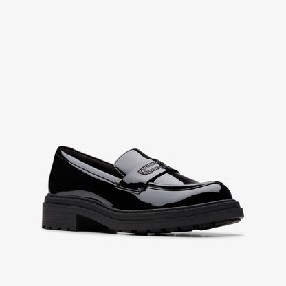 Clarks Orinoco3 Edge Black Patent