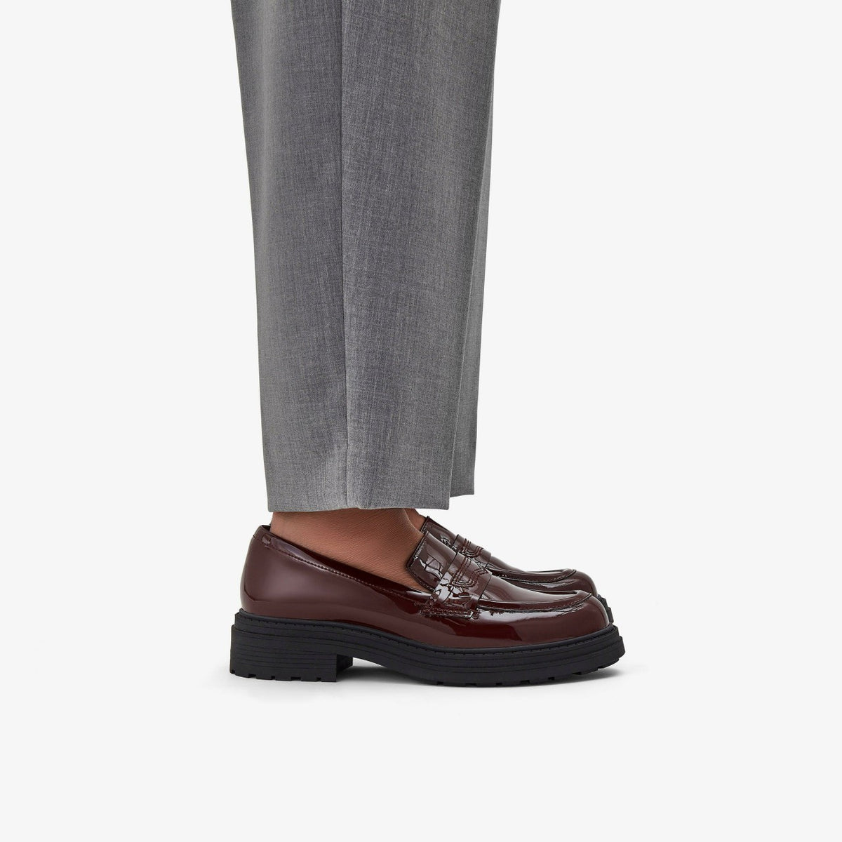 Clarks Orinoco 3 Edge Burgundy Patent
