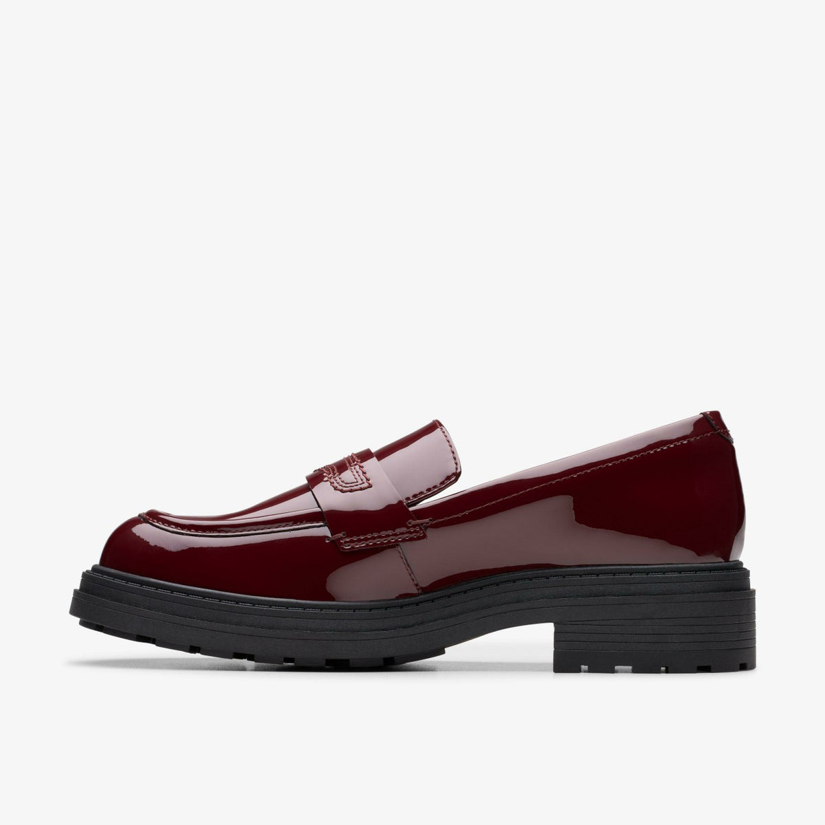 Clarks Orinoco 3 Edge Burgundy Patent