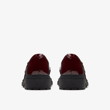 Clarks Orinoco 3 Edge Burgundy Patent