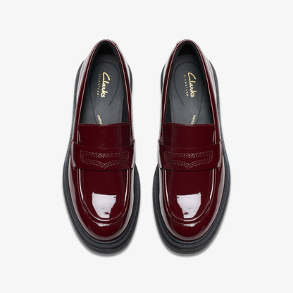 Clarks Orinoco 3 Edge Burgundy Patent