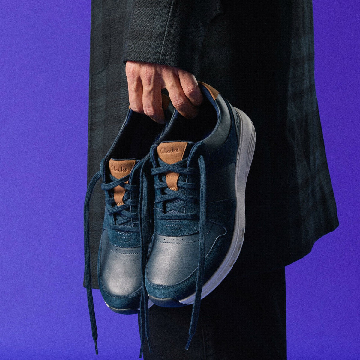 Clarks Motion Trek Go Navy Combination