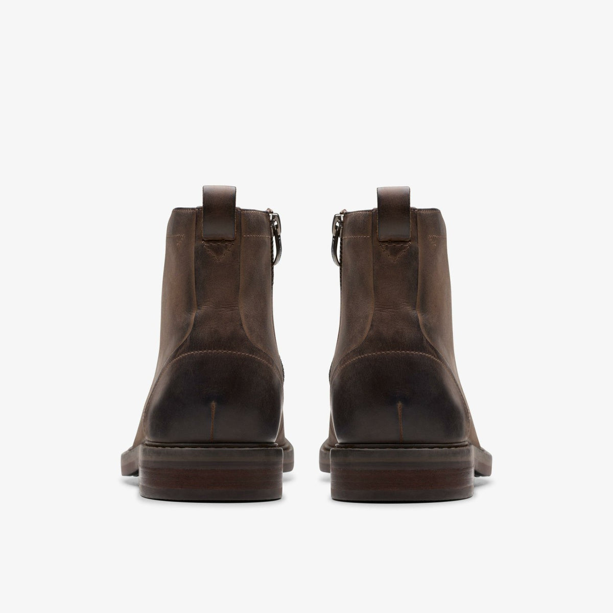 Clarks Aldwin Cap Brown Leather