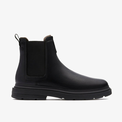 Clarks Badbury Easy Black Leather
