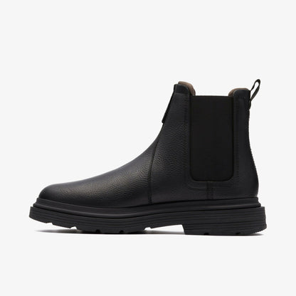 Clarks Badbury Easy Black Leather
