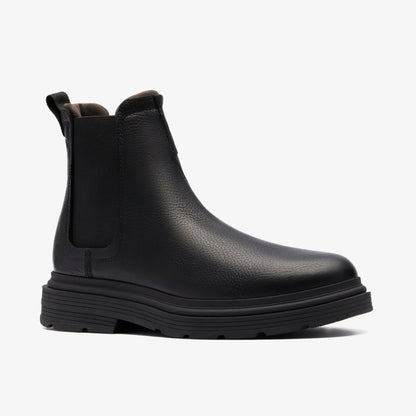 Clarks Badbury Easy Black Leather