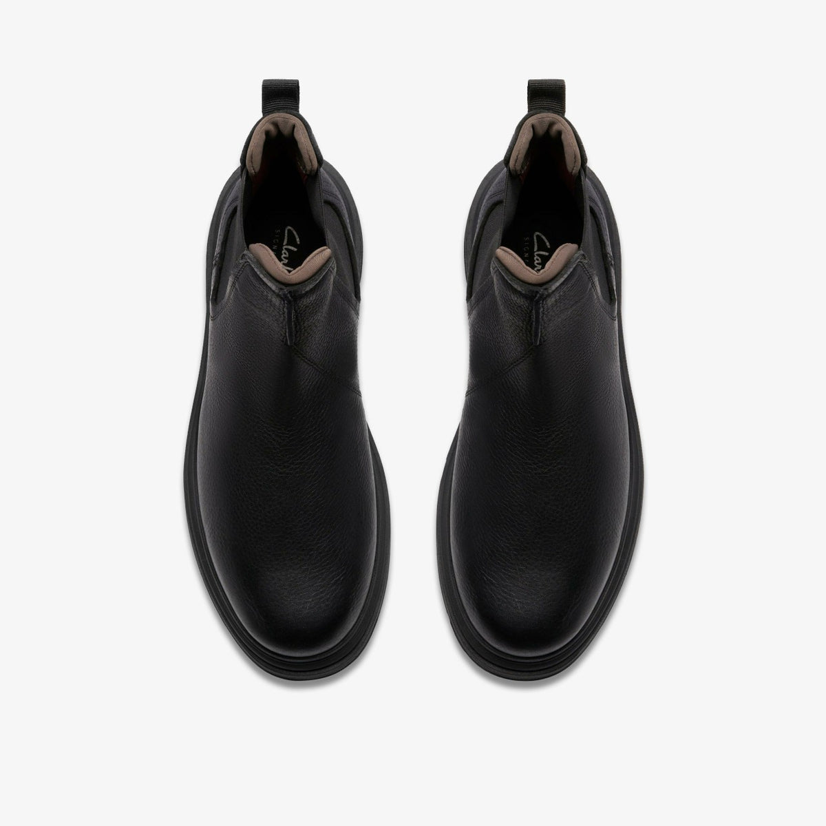 Clarks Badbury Easy Black Leather