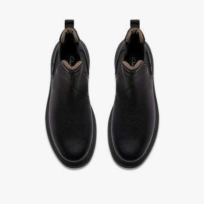 Clarks Badbury Easy Black Leather