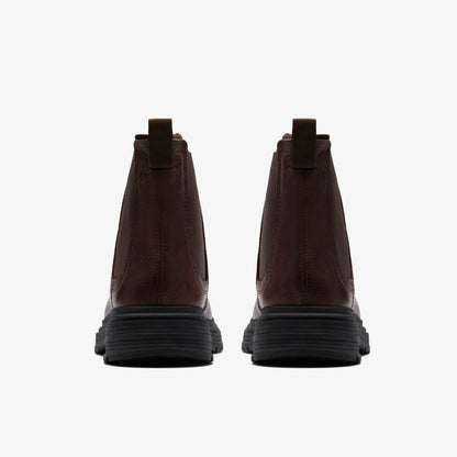 Clarks Badbury Easy Dark Brown Leather