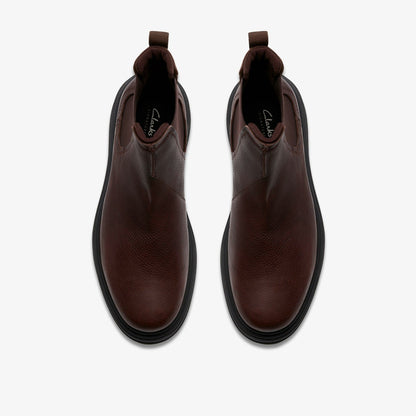 Clarks Badbury Easy Dark Brown Leather