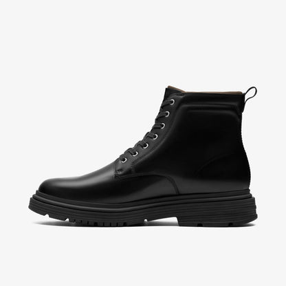Clarks Badbury Hi Waterproof Black Warmlined Leather
