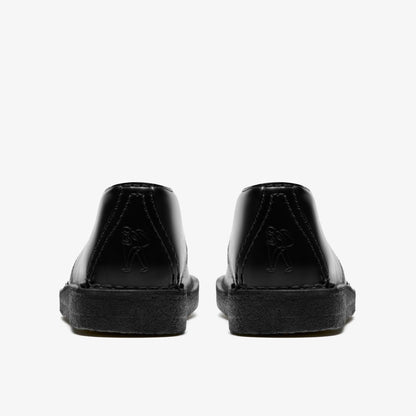 Clarks Desert Trek Black Hi Shine Leather