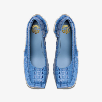 Clarks Martine Rose Heel Womens Blue Leather
