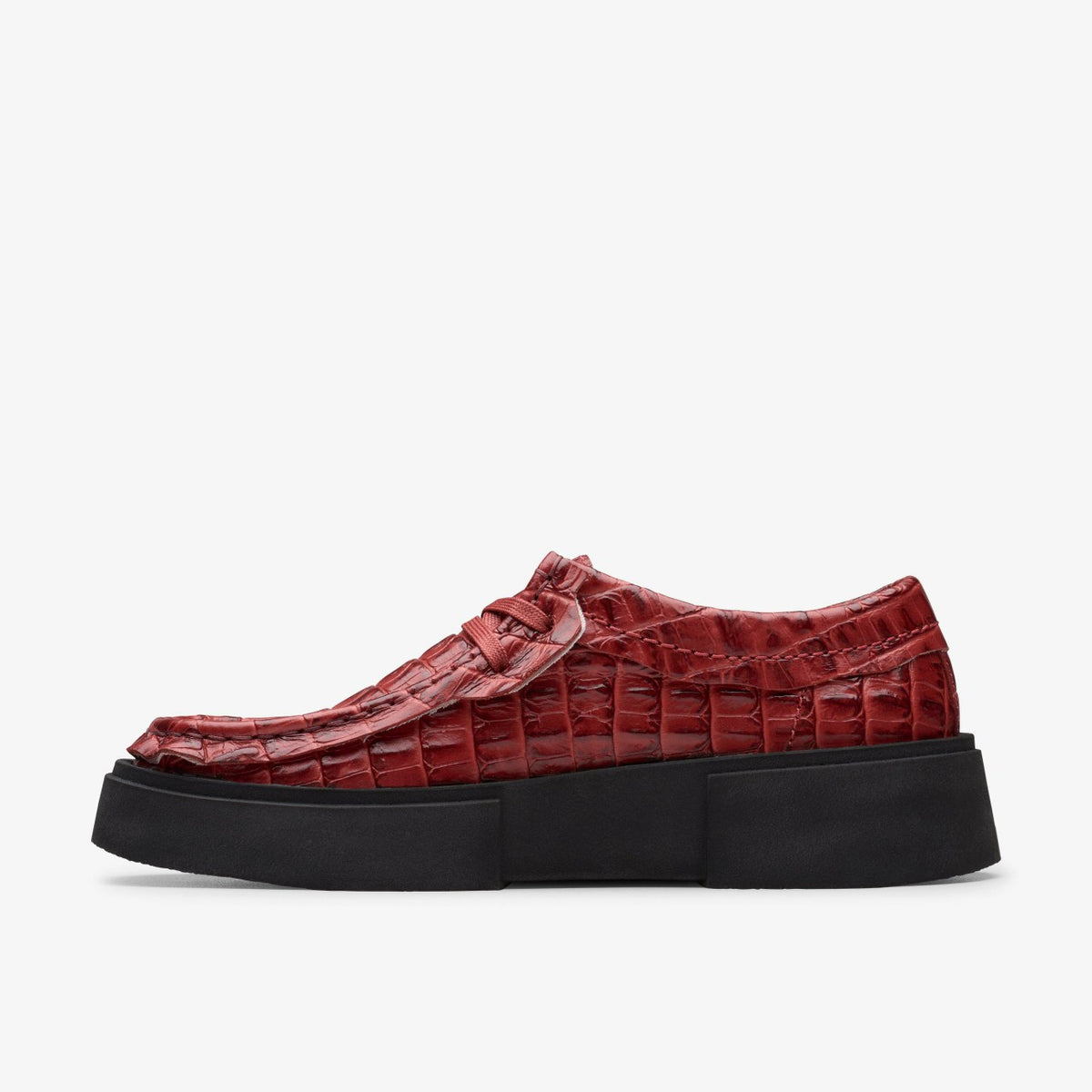 Clarks Martine Rose Torview Womens Burgundy Leather