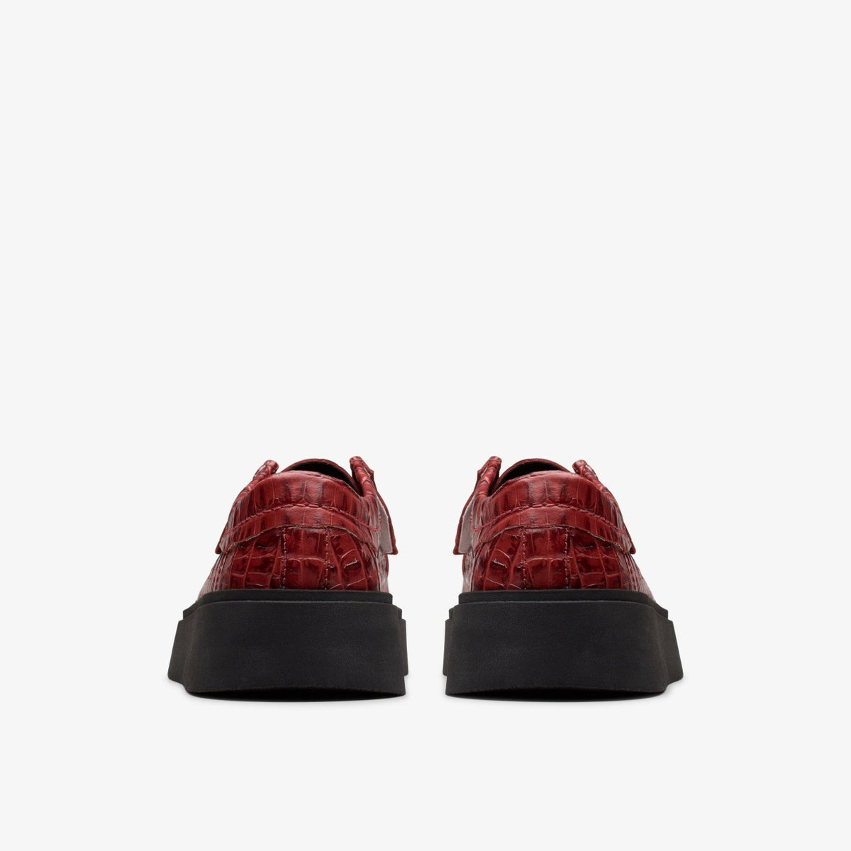 Clarks Martine Rose Torview Womens Burgundy Leather