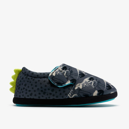 Clarks Fluffy Snug Kid Dark Grey Interest