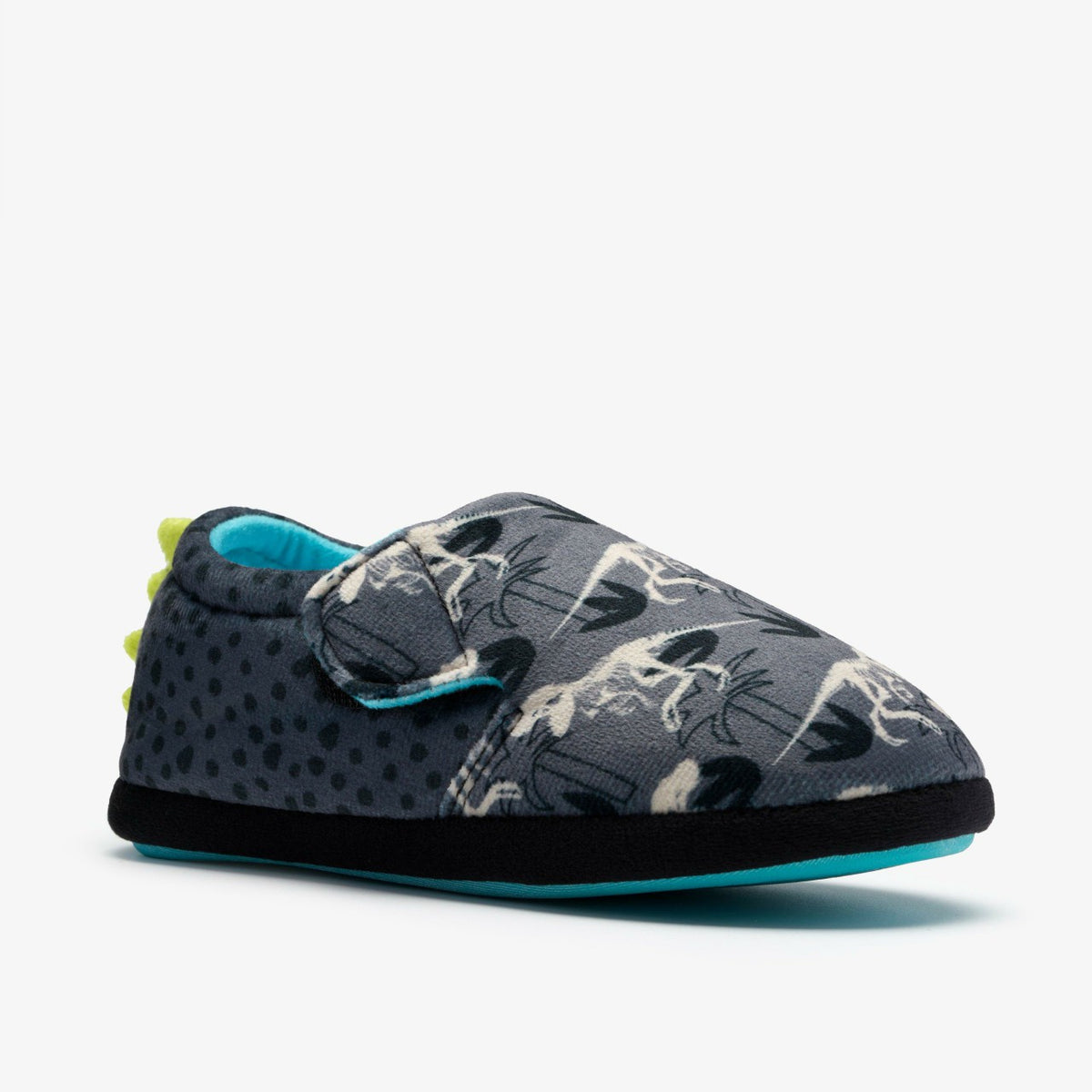 Clarks Fluffy Snug Kid Dark Grey Interest