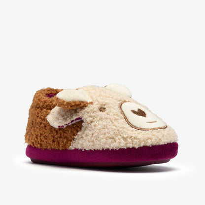 Clarks Fluffy Snug Toddler Cream Teddy